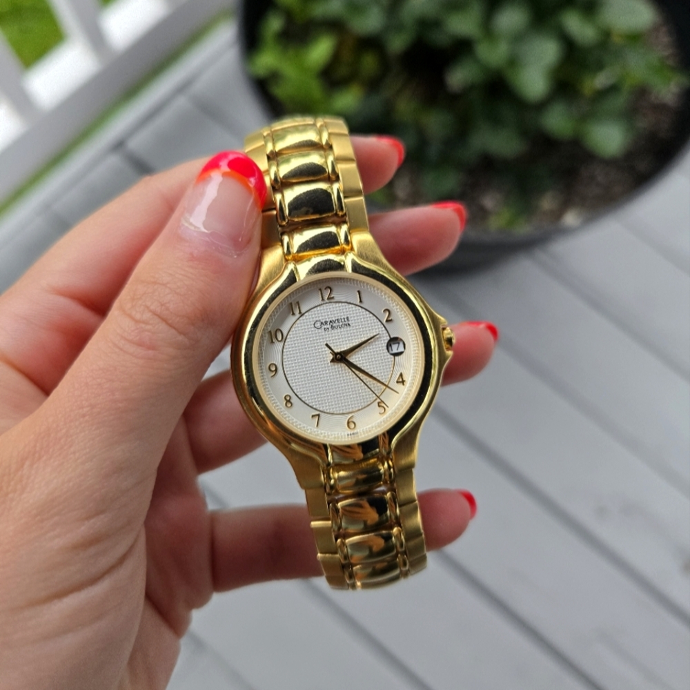 Caravelle Bulova Gold Watch